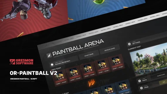 Resource '0R-Paintball V2 – FiveM QBCore & ESX Script'
